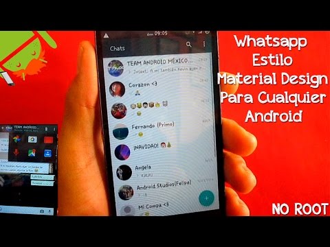 Whatsapp Material Design