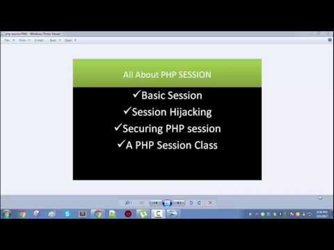 . Introduction- 00 How to use php session securely in your php application.