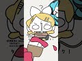 リンちゃん捕獲してタレ目タレ眉メイクしてみた!#モニタリング #DECO*27 #初音ミク #重音テトsv #鏡音リン #イラスト #shorts