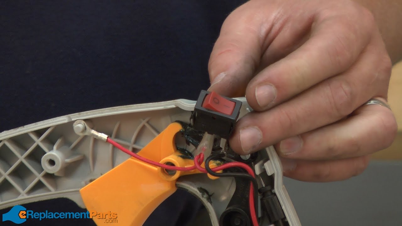 How to Replace the Switch on a Ryobi Handheld Gas Blower ... trimmer wiring diagram 