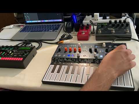 Live Techno Microfreak TR-6S - 3 | Dawless hardware experiments | Roland TR6S Strymon Timeline