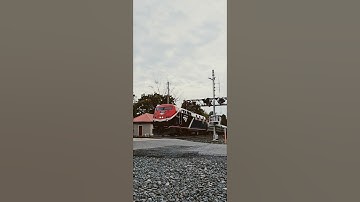 Smooth Amtrak K5LA Horn Under A Vintage NYC Railroad Signal Bridge!Hudson Valley,  NY