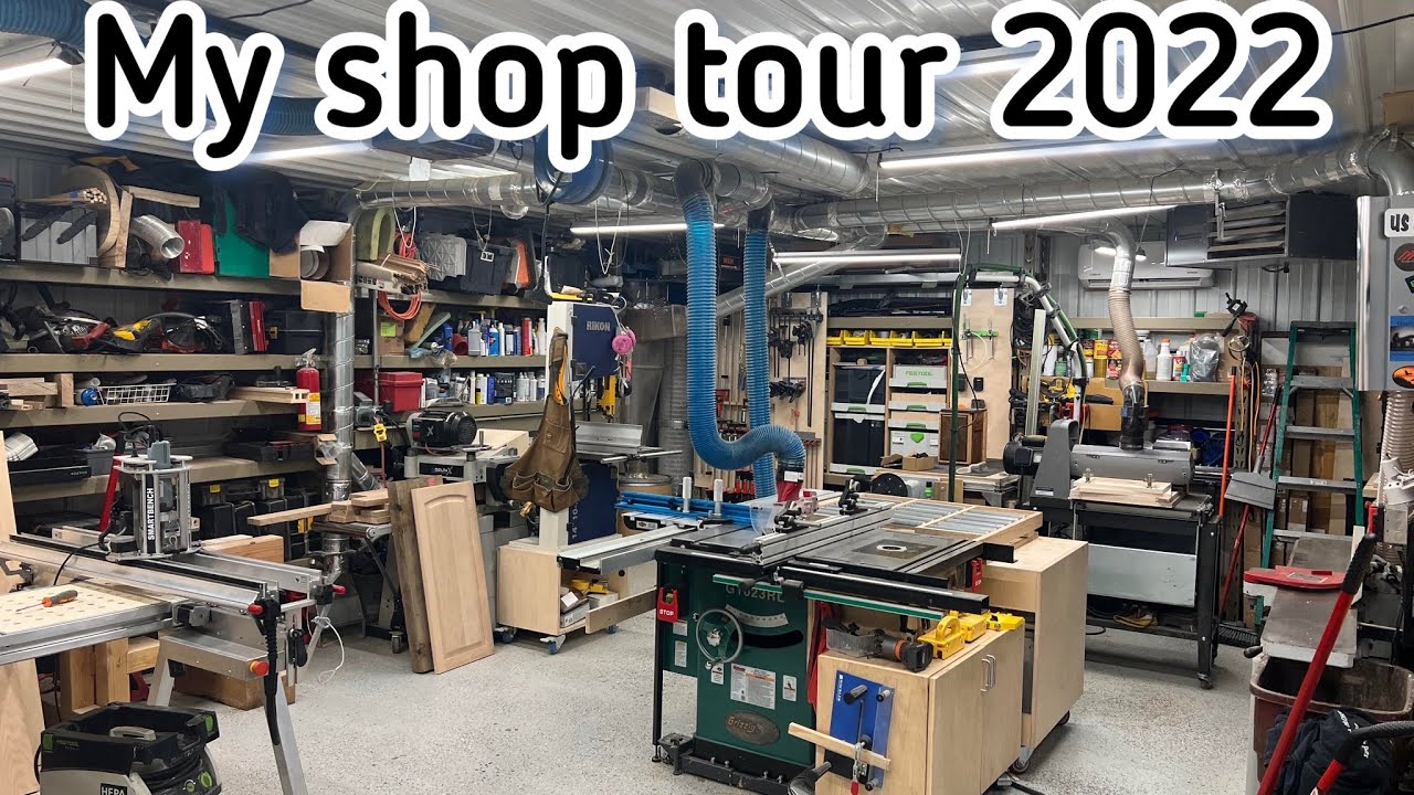 My 2022 woodworking shop tour