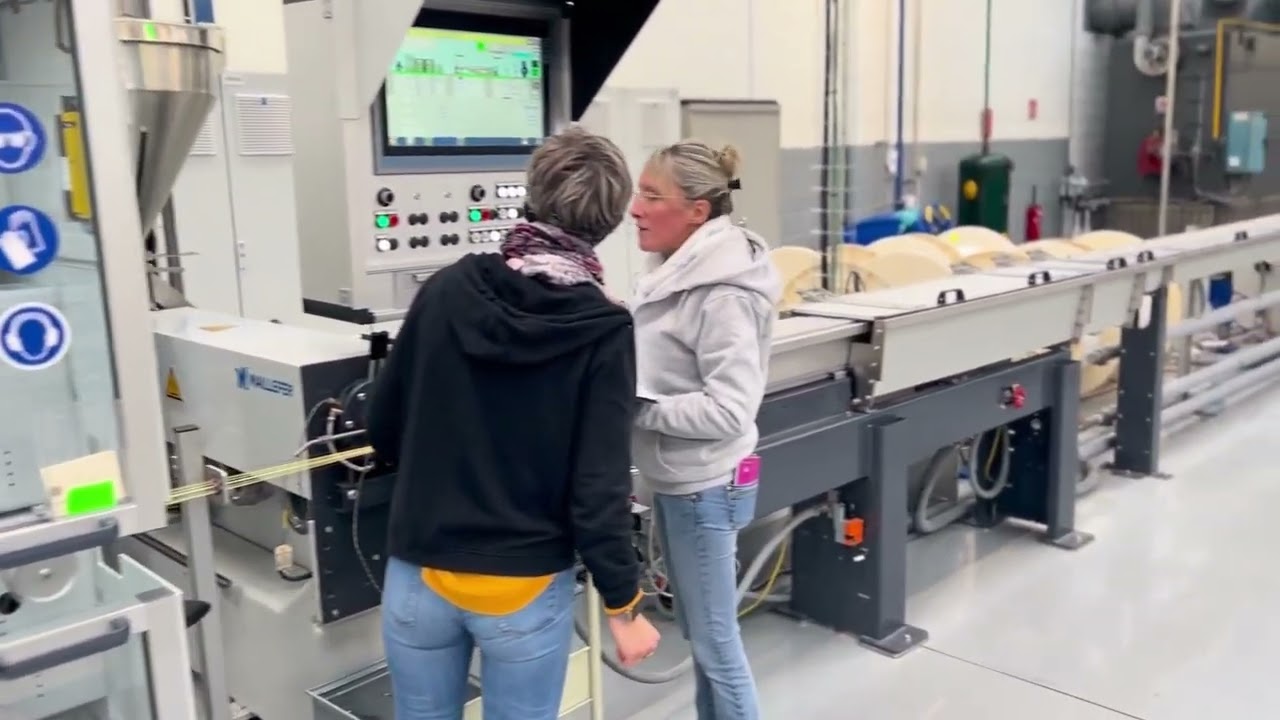 Nouvel atelier de fabrication de câbles à fibres optiques