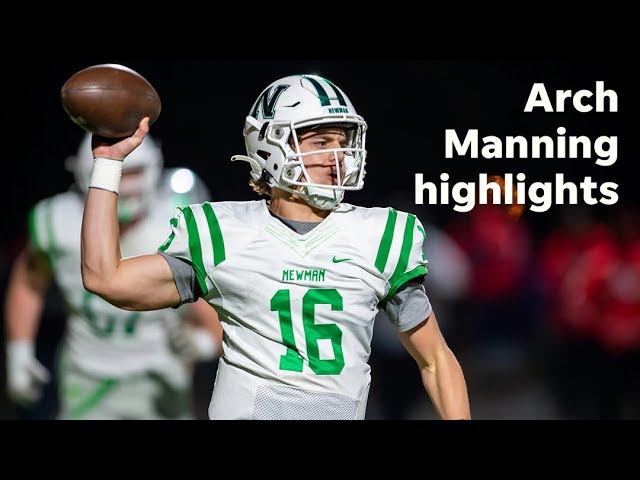 Arch Manning highlights: Texas football QB commit makes plays in high school  games 