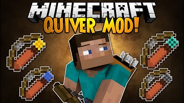 Minecraft Mod Showcase: QUIVER MOD! - Trick Arrows!
