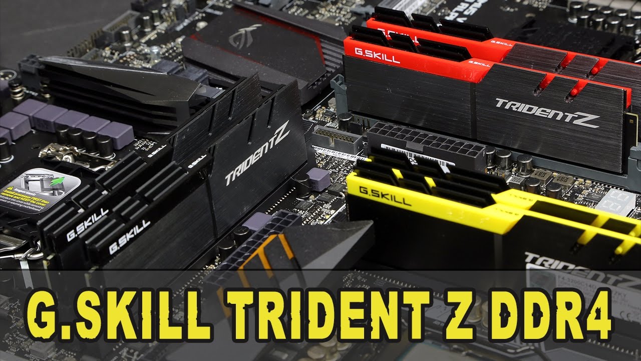 [Review] G.Skill Trident Z DDR4 Memory Series - Unboxing & Review [GER ...