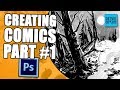 How To Comic Book: Adjusting Inked Comic Book Pages In Photoshop (Episode 1)