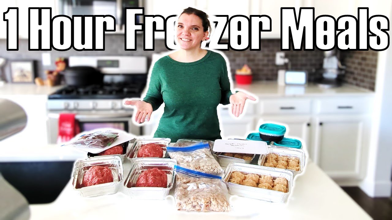 Quick and easy freezer meals pantry challenge meals youtube
