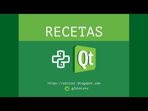 PyQt - Receta