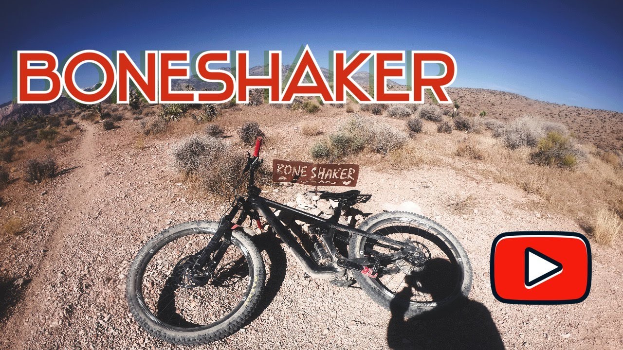 Double Black Diamond Las Vegas Boneshaker MTB on the Canyon Strive