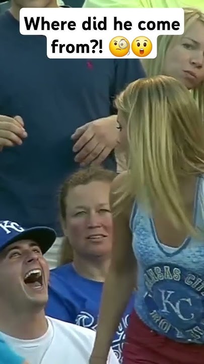 image of Kids snag souvenir from Lady at the ballgame. #mlb #baseball #shorts #sports - YouTube