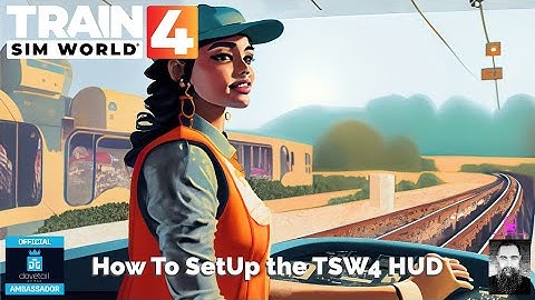 TSW4 How To Configure The HUD for Minimal and Track Monitor