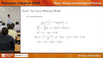Andrey Alexandrov: New Keynesian Model  - Unconventional Monetary Policy