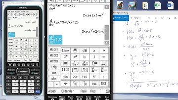 tutorial derivadas classpad