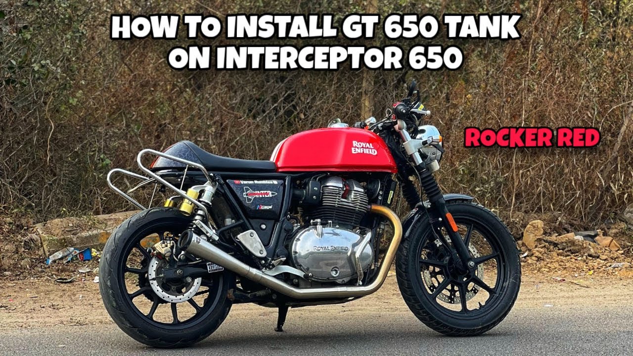 Gt650 Red Rocker Rocker Red GT 650: The Most Beautiful Tank Upgrade - YouTube