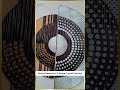 Round Geometric D Shape Crystal Painting! ✨