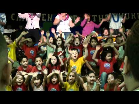 "We Are The World" Sung by children of the Queen Kaahumanu Elementary School