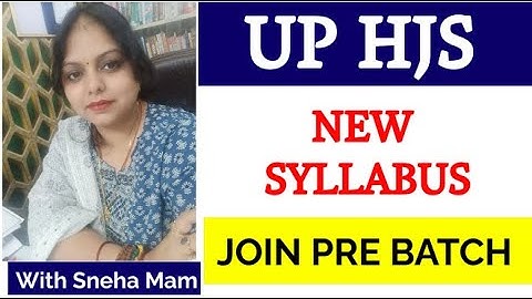 UP HJS 2023 SYLLABUS I UP Higher Judiciary I UP HJS SYLLABUS  I UP Judiciary