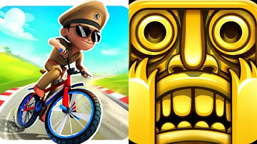 Little Singham Cycle Race VS Temple Run  Game 2025 Gameplay Android, ios
