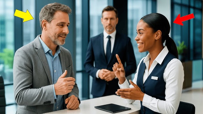 Black Intern Used Sign Language to Greet a DEAF Visitor, Not Realizing the  CEO Was Watching… - YouTube