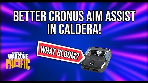BEST CRONUS ZEN AIM ASSIST IN WARZONE PACIFIC | MINIMIZE BLOOM IN WARZONE PACIFIC | AIM LOCK