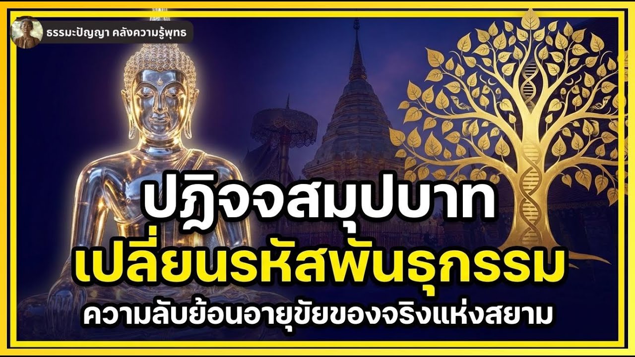 ความลับ DNA ย้อนวัย! ใช้ "ปฏิจจสมุปบาท" เปลี่ยนรหัสชีวิตที่โลกต้องตะลึง