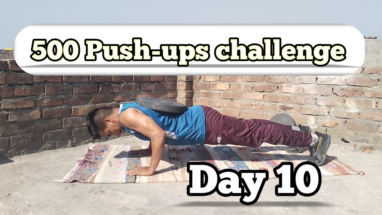 500 Push-ups with weight | 500 push up challenge 30 days # ...