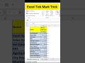 Excel Checkbox 😲 Tick Mark in 1 Click! Telugu 2026 #excel #shorts