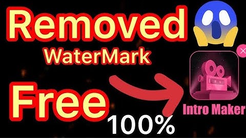 Intromaker without watermark | Unlocked Vip Resources
