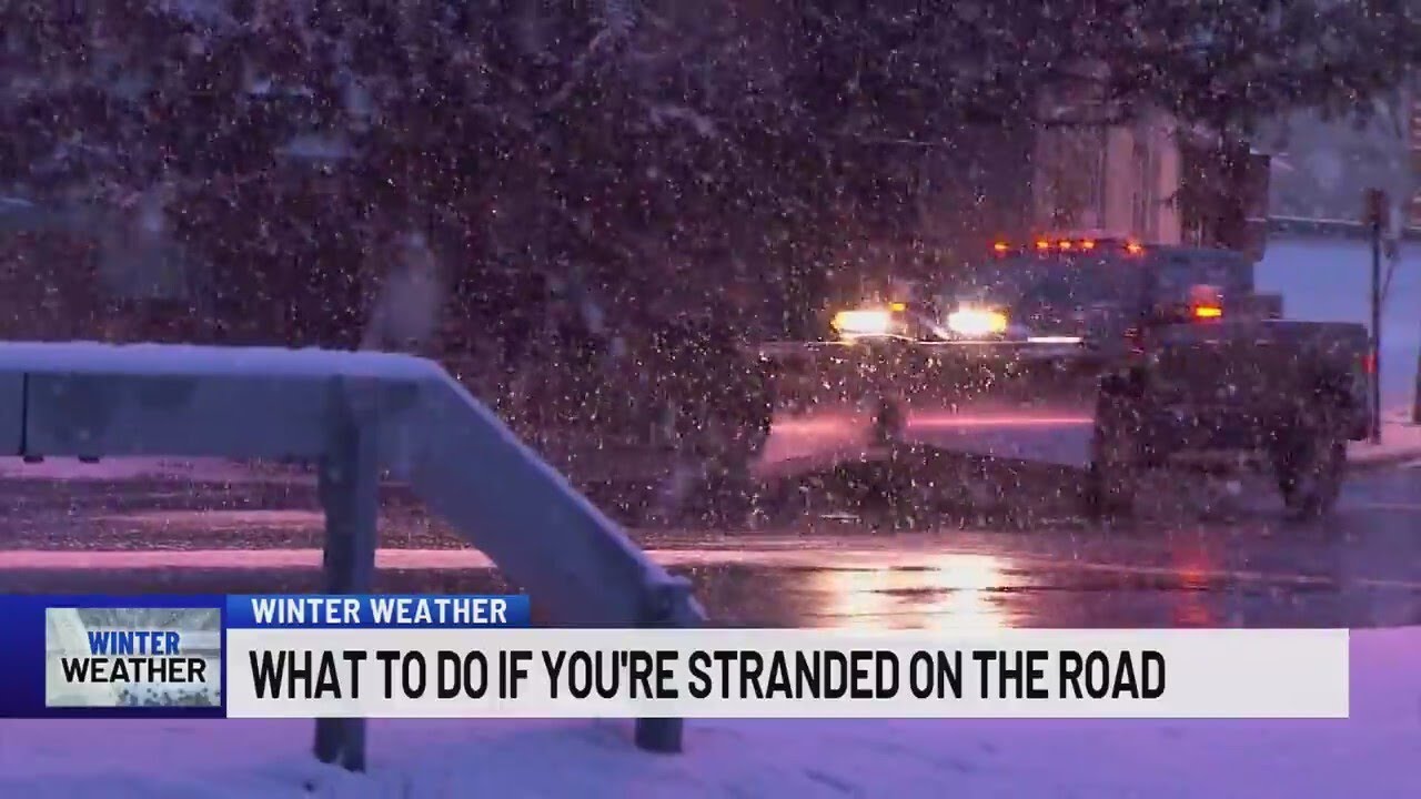 What to do if you're stranded on the road in a snow storm - YouTube