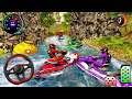 Water Jet Ski Boat Racing 3D _ Dangerous Track Boat Racing Game 3D _ Android Gameplay