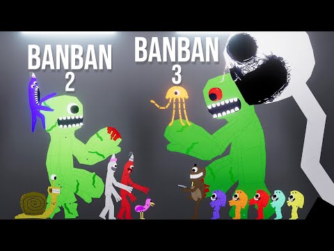 Garten of Banban 2 vs Garten of Banban 3 - People Playground 1.26.6