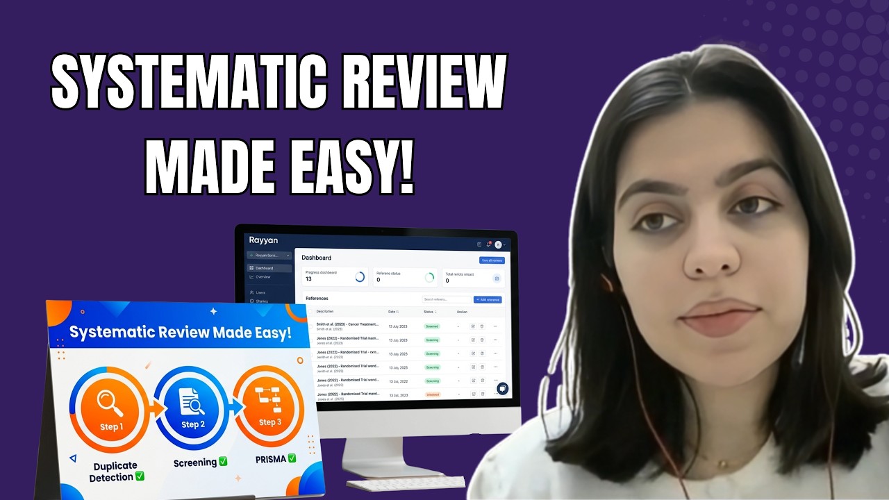 Rayyan Software How to Screen Articles for Systematic Reviews Using Rayyan Full Guide ...