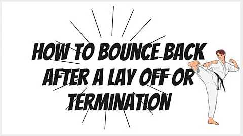 FIRED? PIP?  Laid off in IT??  Take control of your life after a lay off or a Termination.