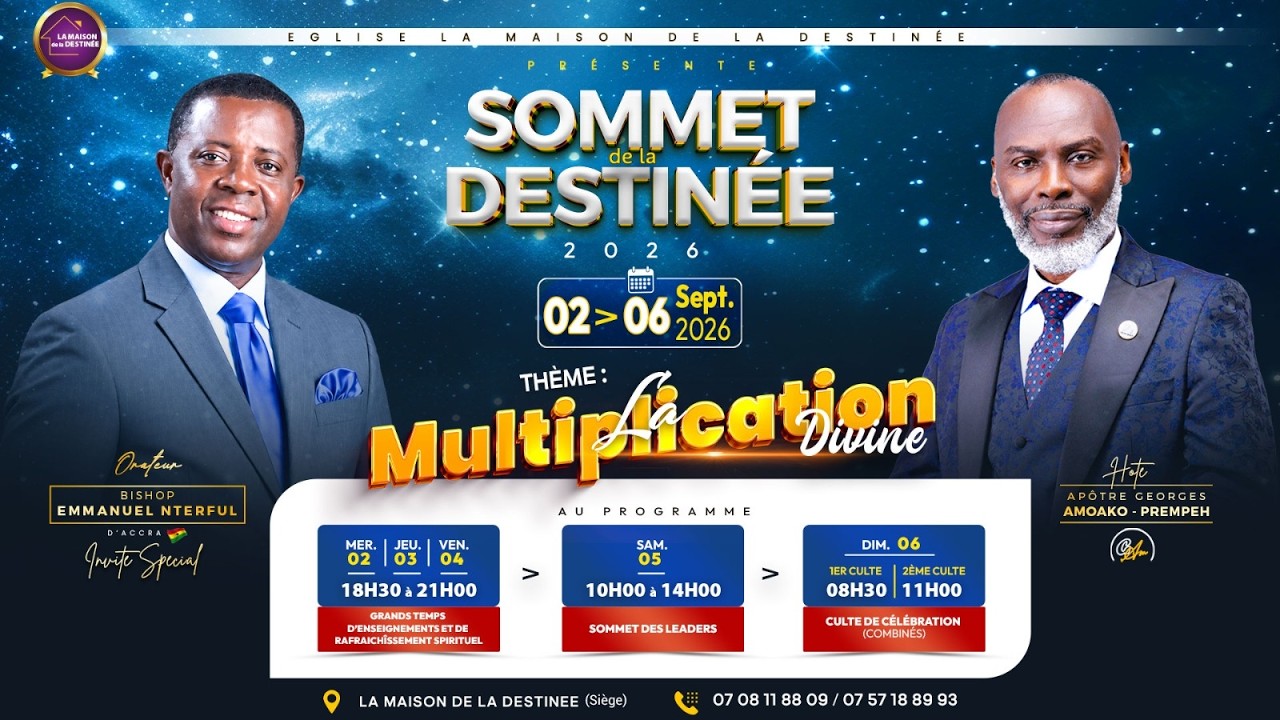 SOMMET DE LA DESTINEE_BISHOP EMMANUEL NTERFUL