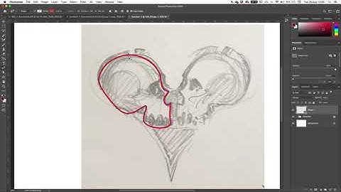 Vector in Photoshop 3 Pen tool Fill and Stroke