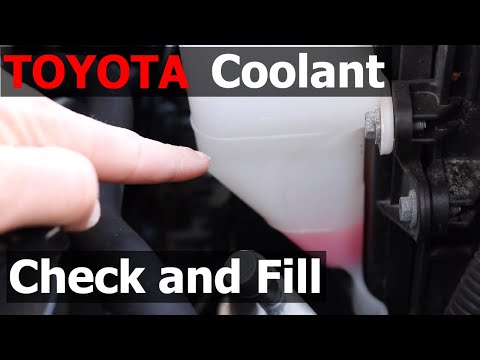 How to Check and Fill TOYOTA Engine Coolant or Antifreeze - Adding Coolant to a Toyota 4Runner