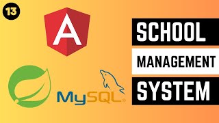 School Management Project | Spring Boot & Angular | Part 13 | Logged-In User Navbar | Mat Toolbar