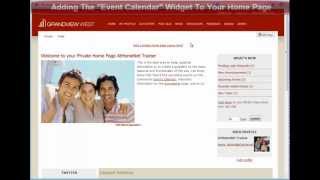AtHomeNet Feature Teacher Series-Adding an Event Calendar Widget to your homepage
