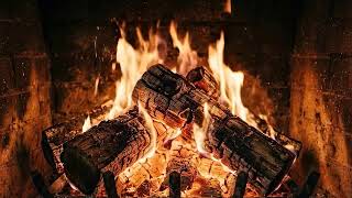 Rustic Fireplace 4K with Crackling Logs in a Cozy Ambience to Help You Sleep Deeply and Peacefully