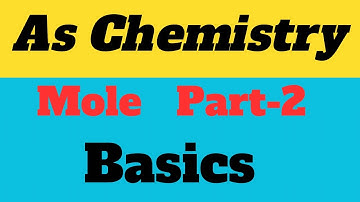 As chemistry: Mole- Mass/Volume￼/particles  conversion (part 2)