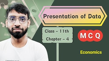 Presentation of Data | #Mcqs | #Class11 | #Economics |  #Statistics | #Chapter4 | #Onlinelearning