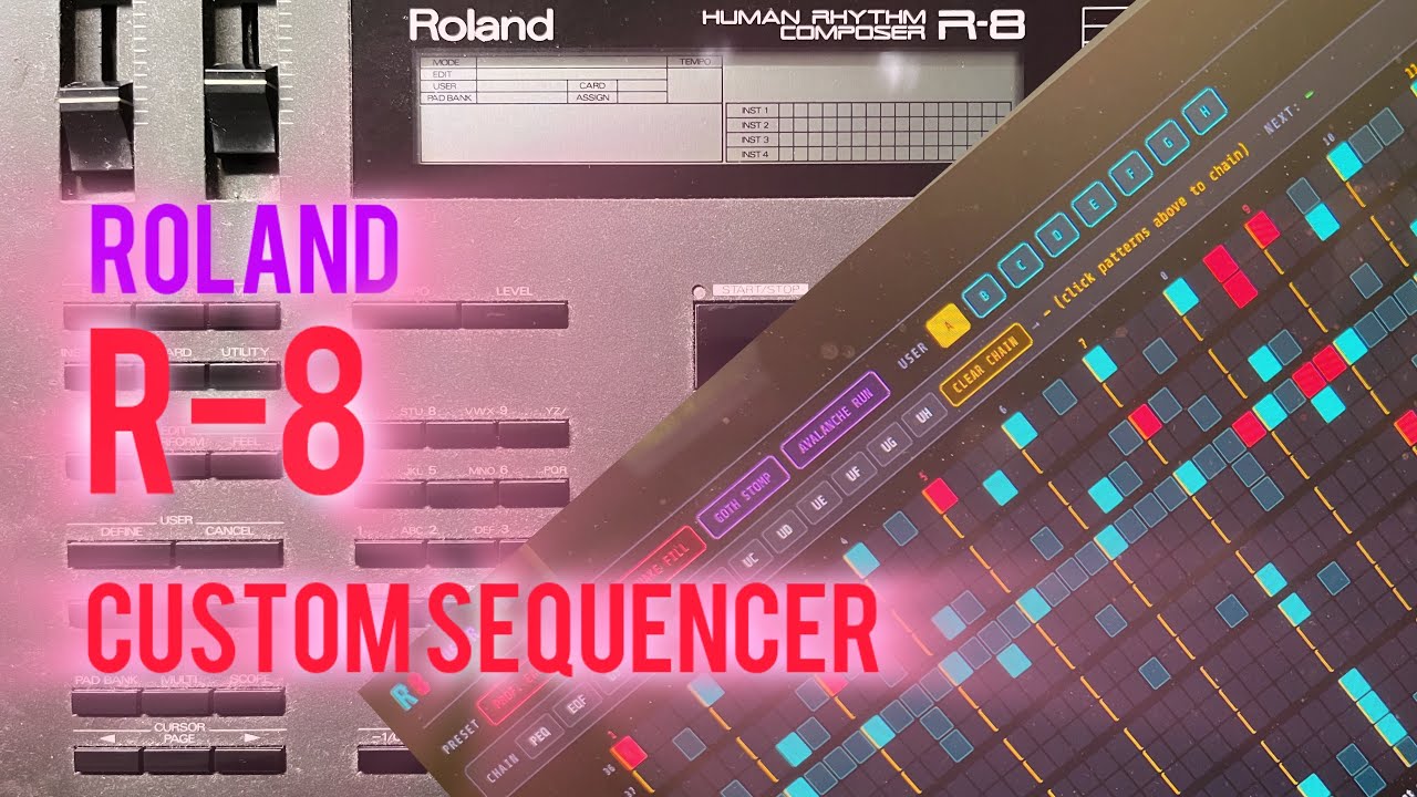 I built a custom R8 sequencer. Want it? It makes sequencing