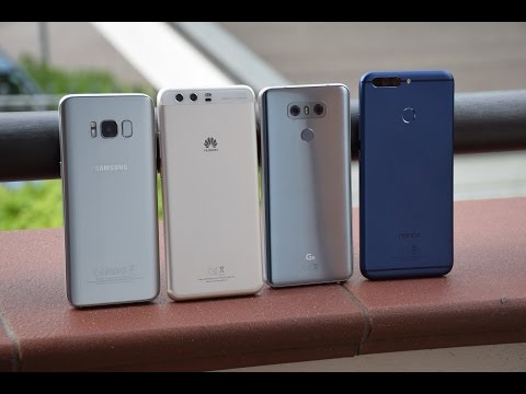 Samsung Galaxy S8 vs LG G6 vs Huawei P10 Plus vs Honor 8 Pro ITA