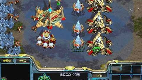 Starcraft Brood war Map Fighting Spirit 1.3 Protoss vs Terran (16.10.25)