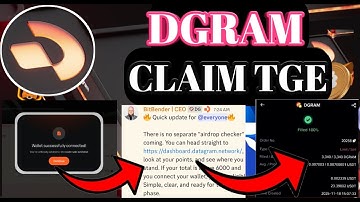 DataGram Airdrop Update। Datagram Claim  Update । DataGram Listing Update । DataGram TGE Update ।