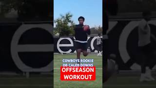 CALEB DOWNS ✭ #COWBOYS ROOKIE DB’s OFFSEASON #WORKOUT 🔥 Improving His Quickness & Strength! 👀 #NFL