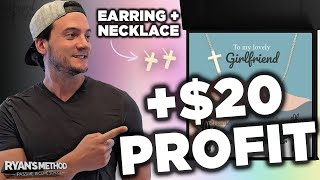 NEW Print on Demand Earring &amp; Necklace Jewelry Sets Have HUGE Profit Margins (Awkward Styles Review)