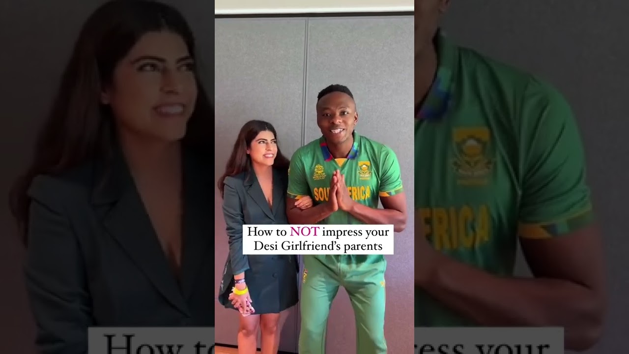 Kasigo Rabada speak Hindi language with girlfriend 